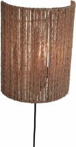 GOOD&MOJO Wandlamp Iguazu - Jute - 25x25x32cm - Binnen