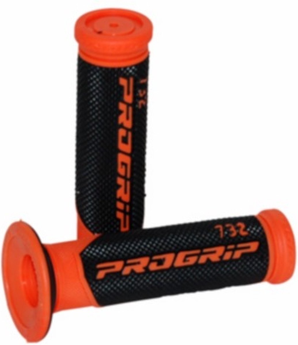 Progrip handvatset scooter zwart/oranje 732