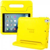 HappyCase Kinder Tablethoes Geschikt voor Apple iPad 9.7 2017/2018/Air/Air 2 | Kindvriendelijke Hoes | Beschemhoes | Kinderhoes | met Handvat en Standaard | Geel