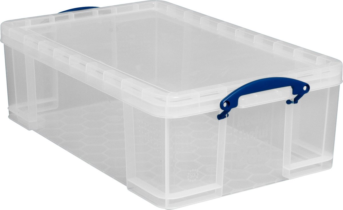 Really Useful Box opbergdoos 50 liter, transparant