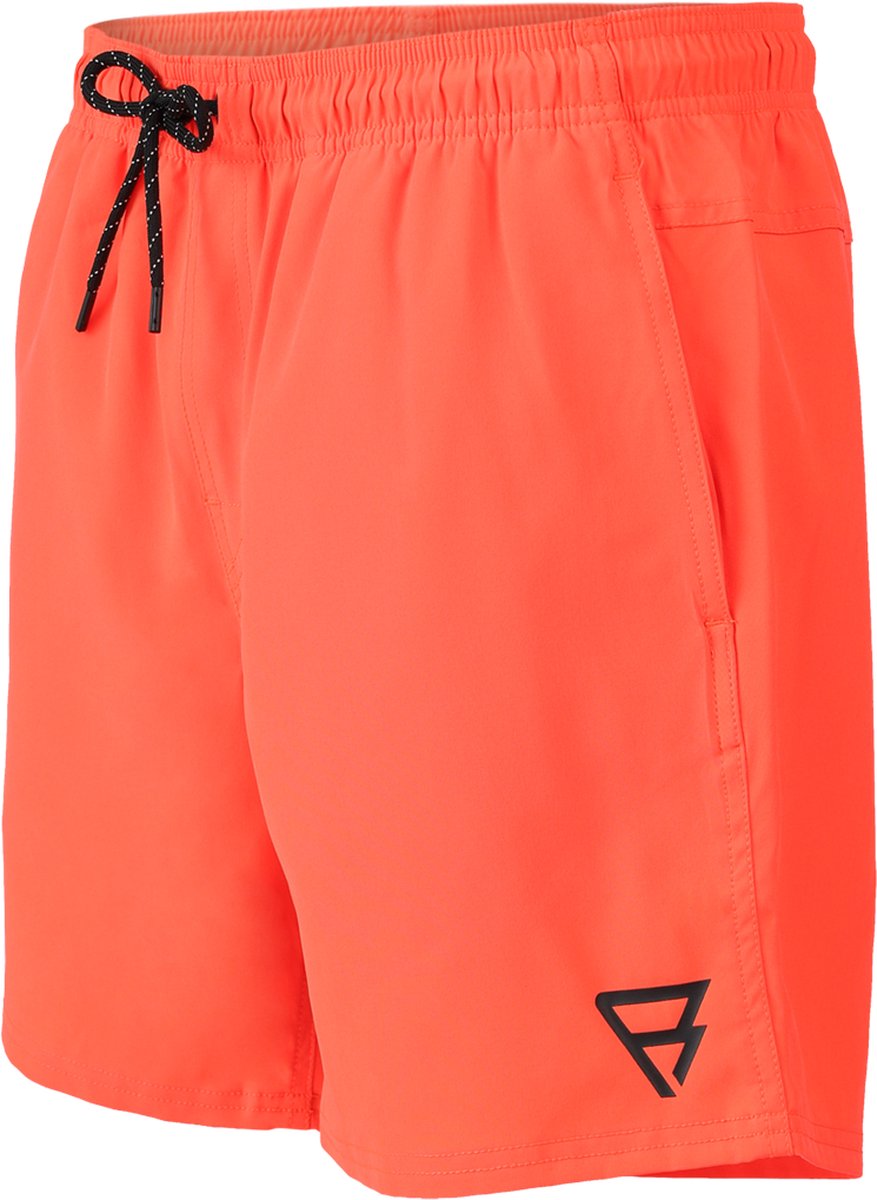 Brunotti Bru - conic Zwembroek Heren - Zwemshort met 4 - Way Stretch - Neon Orange — afbeelding 10