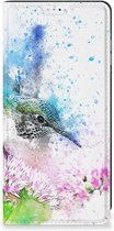 Hoesje Geschikt voor Samsung Galaxy A25 Wallet Book Case Vogel