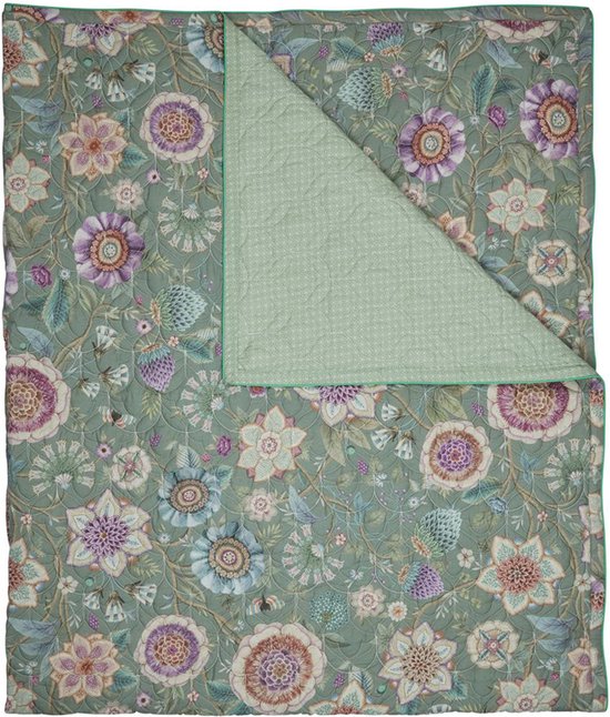 Bedsprei Pip Studio Viva Las Flores Quilt - Green