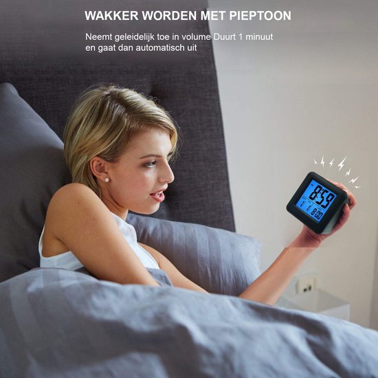 Digitale Wekker voor Kinderen met Nachtlicht - Kindvriendelijk Ontwerp - Eenvoudig Instelbaar - Compact Formaat - Duurzaam en Veilig - Slaapkamer Essentieel voor Kinderen