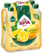 SPA FRUIT SPARKLING CITROEN PET 40CL - 4X6 = 24 stuks