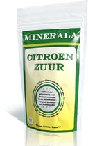 Citroenzuurpoeder 500 gram - Minerala - Doypack - Citroenzuur - Citric Acid - Schoonmaak - Schoonmaakzuur - Poeder - Ontkalker - Bruismiddel