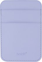 Porte-carte Holdit adapté au portefeuille MagSafe (violet)