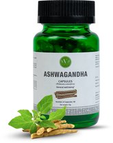 Ashwagandha 100% naturel | 375 mg de supplément ayurvédique pur | 60 capsules végétaliennes pour le bien-être | Vanan Ashwagandha