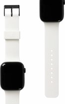 U by UAG Dot Silicone Smartwatchbandjes horlogebandje voor Apple Watch 42mm/44mm/45mm/49mm - Marshmallow - Wit