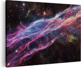 Artaza Canvas Schilderij Afbeelding van een Nevel in de Ruimte - 30x20 - Klein - Foto Op Canvas - Canvas Print