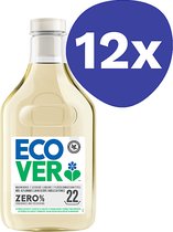 Ecover Zero Wol & Fijnwasmiddel (12x 1L)