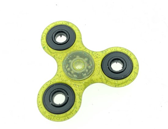 Extreme Spinner Glitter Geel van Stretch Fun — afbeelding 2