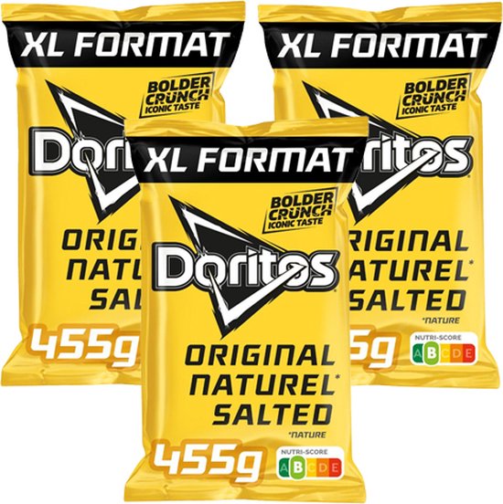 Doritos - Original Naturel Salted - 3x 455g