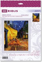 Borduurpakket Caféterras bij nacht Riolis naar Van Gogh