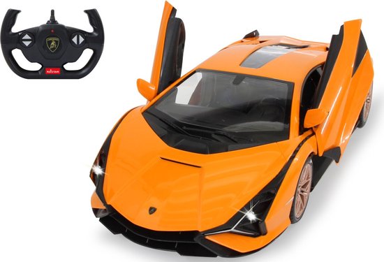 Foto: 1 14 jamara 403127 rc auto lamborghini sian fkp 37 oranje 2 4ghz rc model kant en klaar