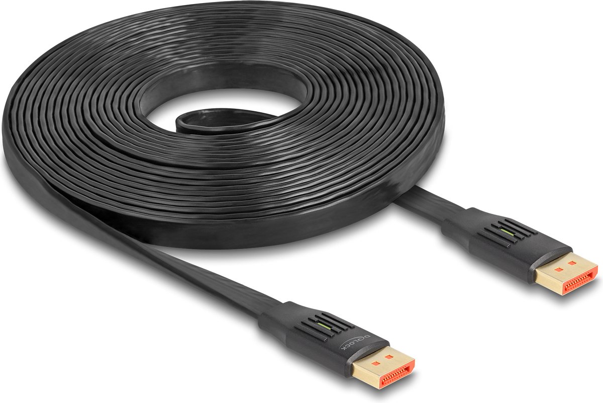 Delock DisplayPort Flat Ribbon Cable 8K 60 Hz 5 m
