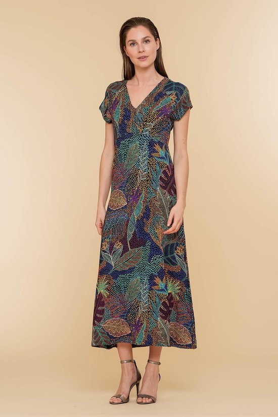 Geisha Jurk Zomerjurk Met Print 47411 60 000999 Pr. 05 24 2 Black orang Dames Maat S bol