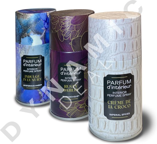 Interieurparfum spray - bundel - 3 stuks - package - special edition