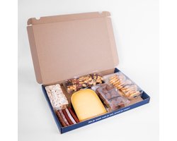 Zuivelhoeve Van Alles Wat Brievenbuspakket Borrelpakket cadeau - Borrelbox voor thuis - Snackpakket - Cadeaupakketten eten & drinken - Altijd vers - Proef & Geniet Zuivelhoeve Van Alles Wat Brievenbuspakket Borrelpakket cadeau - Borrelbox voor thuis - Snackpakket - Cadeaupakketten eten & drinken - Altijd vers - Proef & Geniet