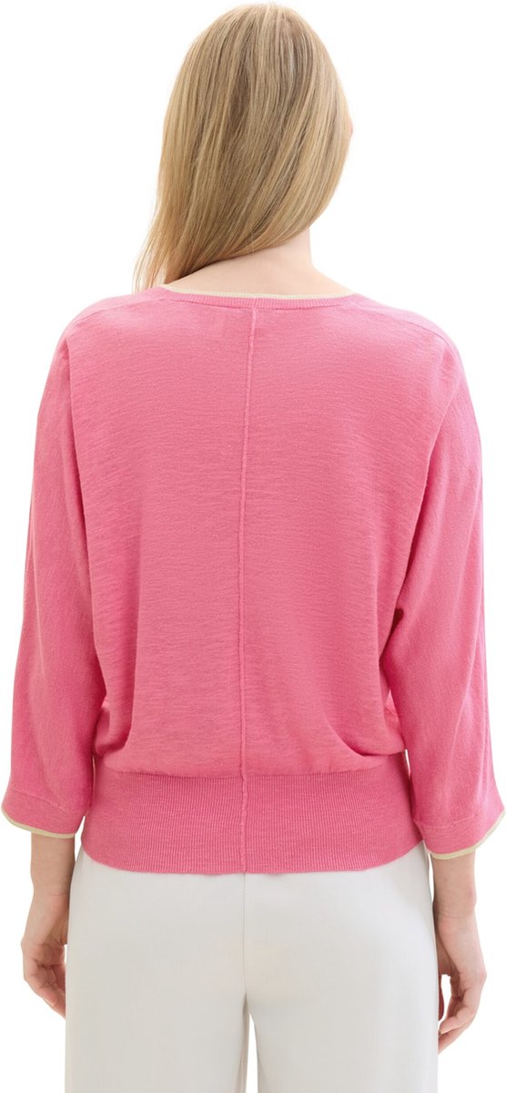 Tom Tailor - Pull - Maat S - Vrouwen - Roze - Viscose