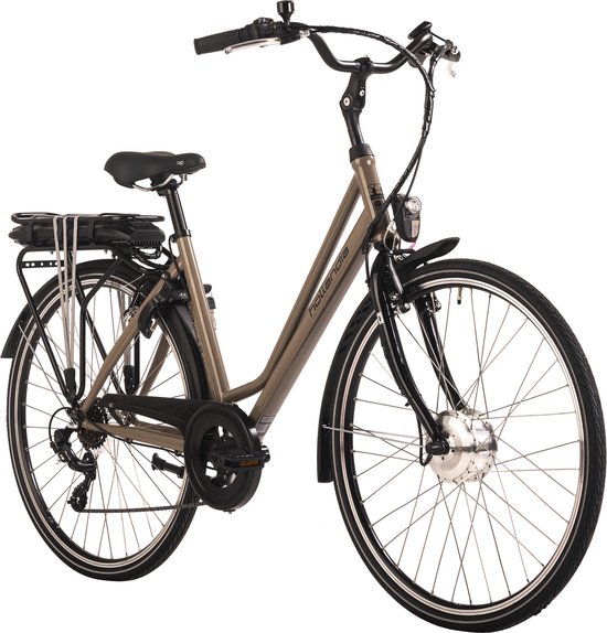Hollandia Fiets (elektrisch) Damesfiets e-city 28'' Optima Basic Bruin 7 versnellingen - 50 cm