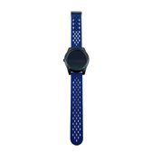 Universele horlogeband navy blue 22mm magnetische clipsluiting ook geschikt voor Samsung Galaxy watch3, Garmin forerunner, Huawei watch 4