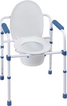 Herdegen Toiletstoel 3 in 1 | Postoel | Toiletverhoger | Toiletframe | Inklapbaar