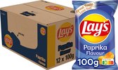 Bol.com Lay's Chips Paprika - Chips - 12 x 100 gram aanbieding