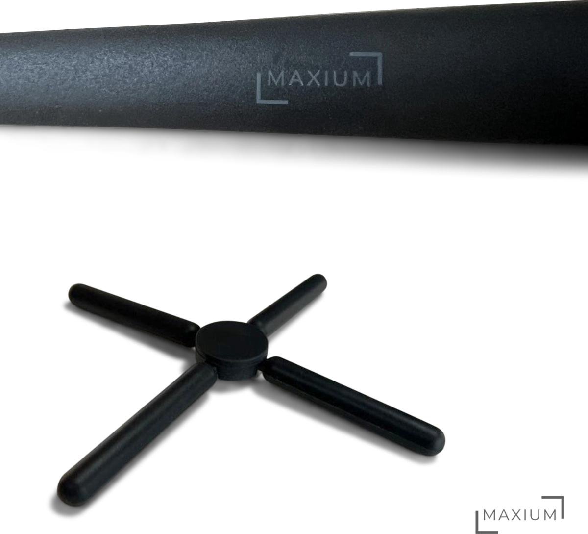 Maxium - Pannenonderzetter - 1 stuk - Opvouwbare pannenonderzetter - Zwart - Antraciet - Siliconen - Antislip - inklapbaar - Onderzetter voor pannen - Hittebestendig - Pannen & Potten - Waterbestendig - Afwasbaar - Duurzaam - Keukenbenodigdheden