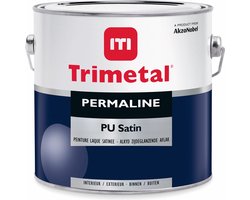 Permaline PU Satin RAL 9010 zuiver wit 1 liter