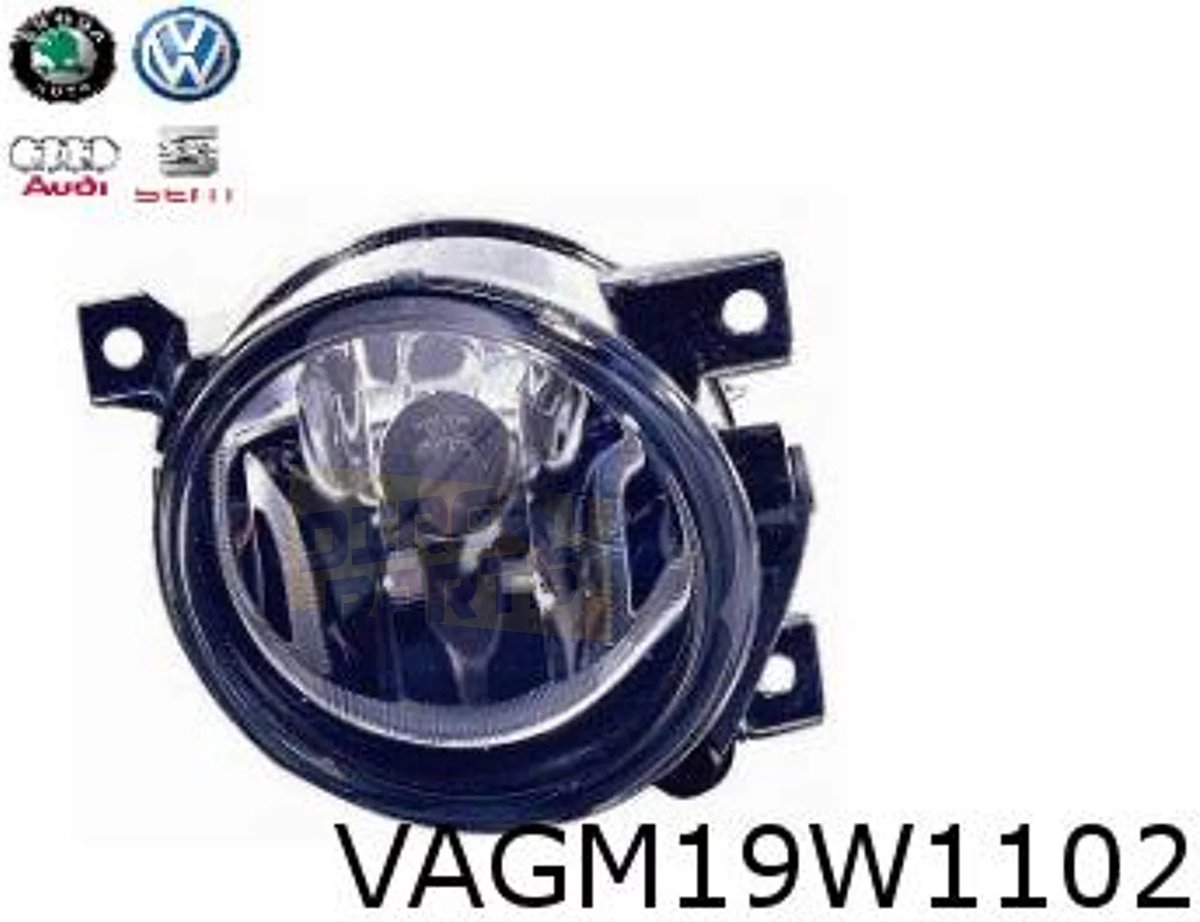 Seat/Skoda/Volkswagen mistlamp Rechts Origineel! 1S0941700 (Bekijk de beschrijving voor de juiste autotypes met bijbehorende jaartallen)