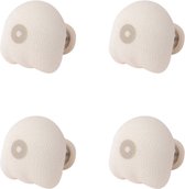Dekbedclips Cremé 4 stuks - dekbedklemmen - dekbedknijpers - clips - netjes - knijpers - dekbed