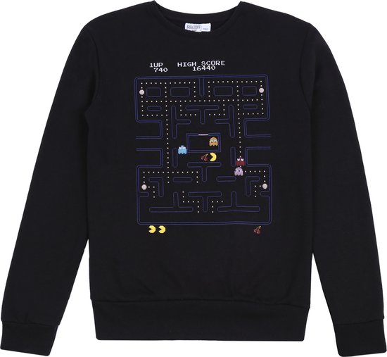 Zwart Pac-Man sweatshirt