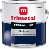 Trimetal Permaline PU Satin - Zijdeglanslak van hoge kwaliteit - RAL 9016 Verkeerswit - 1 L