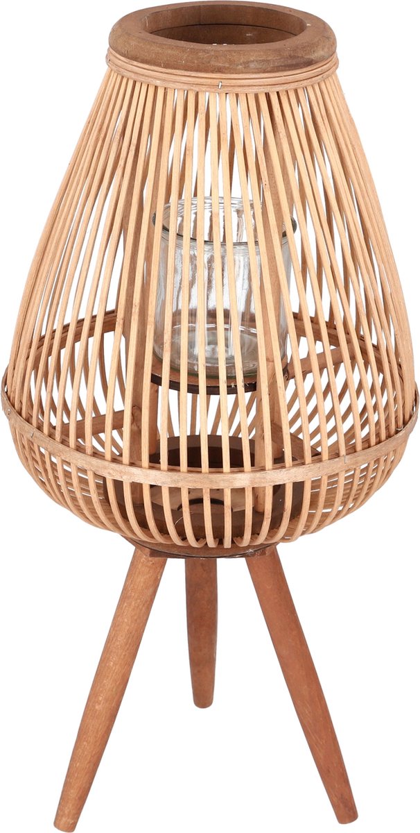 Homla Lantaarn | MASAYA | tuin naturel | 15x11x61 cm | 994986