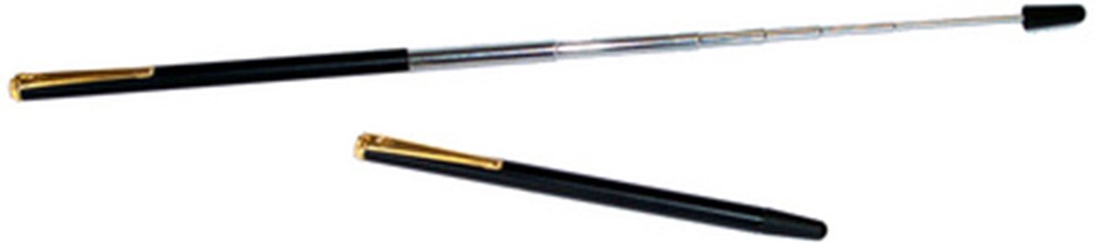 Image of Aanwijsstok uittrekbaar 64cm zwart