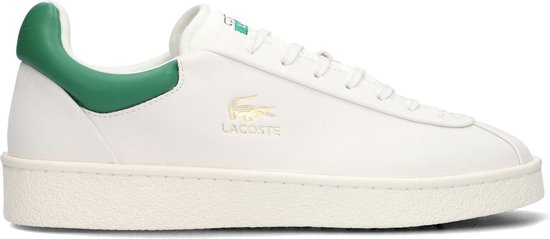 Lacoste Baseshot Premium Lage sneakers - Leren Sneaker - Heren - Wit - Maat 45