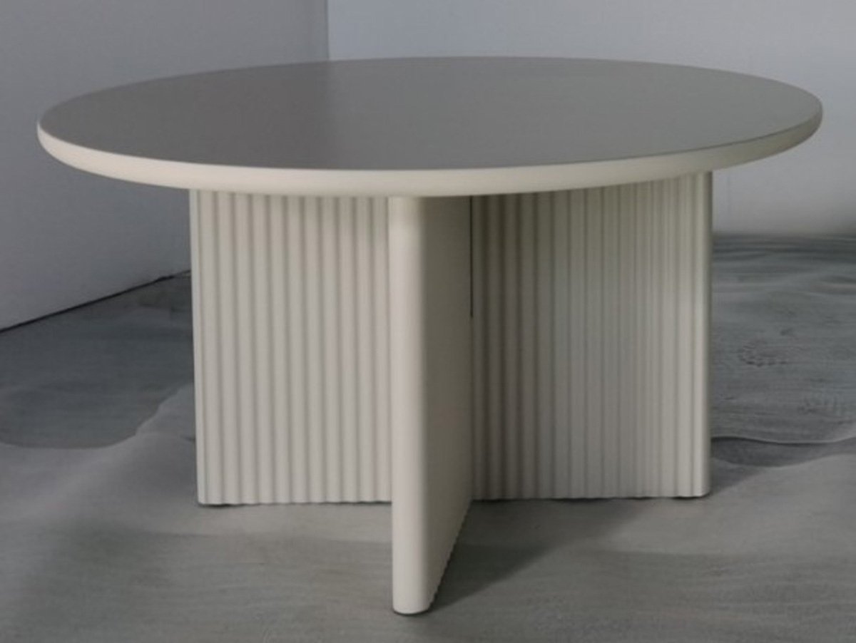 Giga Living Salontafel Rond Ø80cm - Greige - Palma - Giga Living