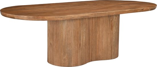 Livingfurn - Eetkamertafel Sevilla 300cm - Mangohout