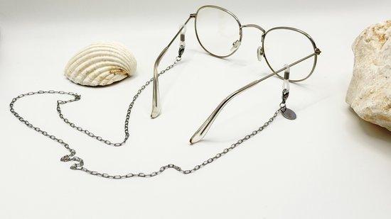 Zonnebrillenkoordje | Zilveren brillenkoord | zilver brillenkoordje | Zilver simpel brillenkoord | Zilveren brillenketting | Sunglasses Cord