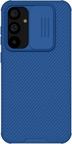 Nillkin CamShield Hoesje voor de Samsung Galaxy S23 FE - Back Cover met Camera Slider Blauw