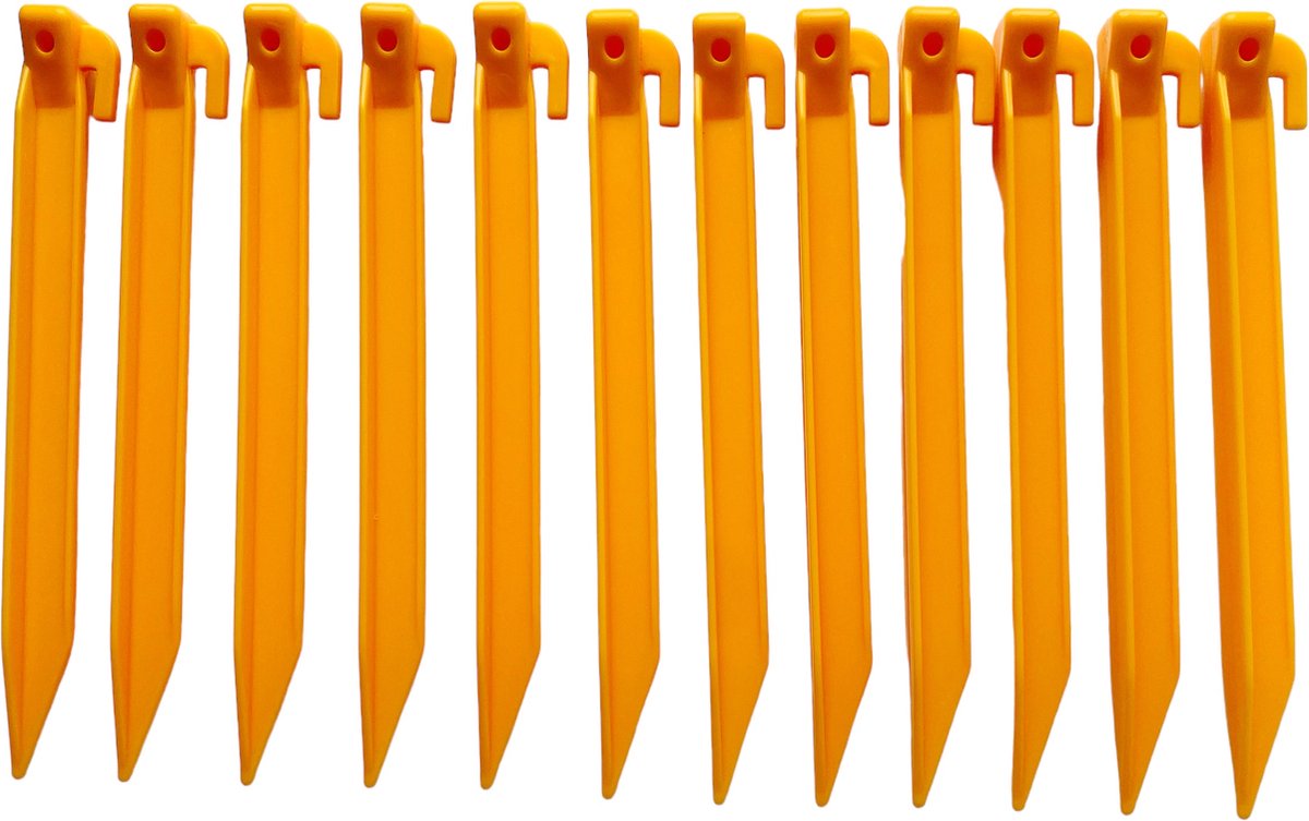 Redcliffs Outdoor Gear Tentharingen - Tentaccessoires - 12 Stuks - 22cm - Kunststof