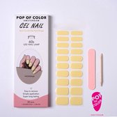 Pop of Color Amsterdam - Kleur: Yellow Submarine - Gel nail wraps - UV nail wraps - Gel nail stickers - Gel nail foil - Nail stickers - Gel nagel wraps - UV nagel wraps - Gel nagel Stickers - Nagel wraps - Nagel stickers