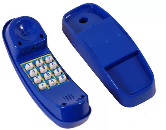 Telefoon voor aan Speeltoestel - Blauw - Speeltoestelaccessoire