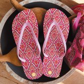 Owniez Flip Flops - Ibiza Print Slippers - Dames - Comfortabele en Duurzame Slippers - Maat 41-42