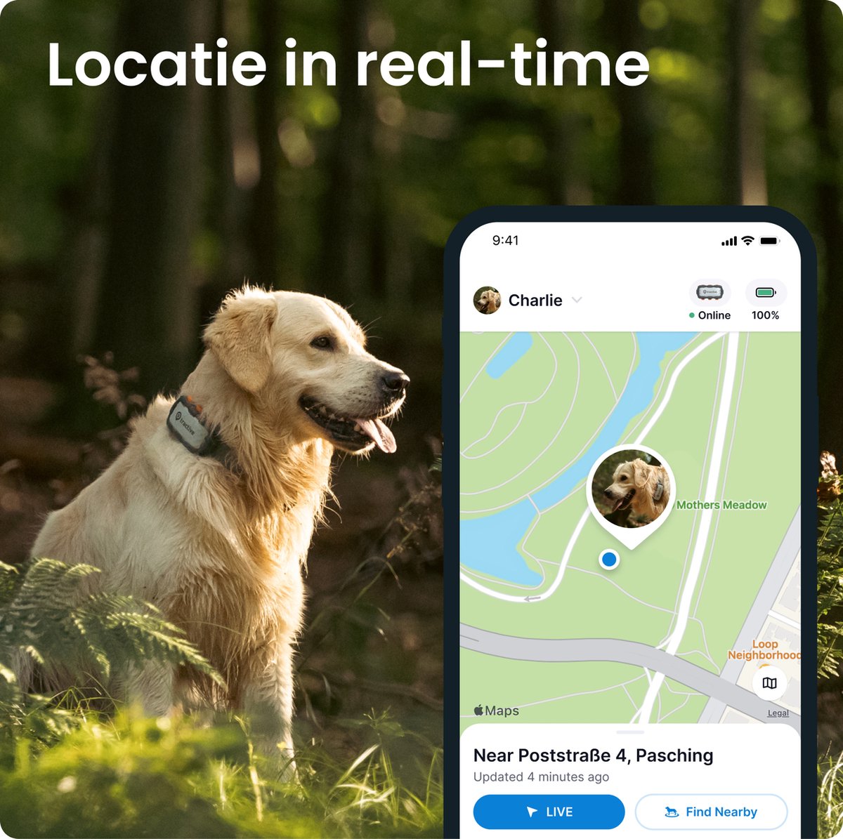 Tractive DOG XL Adventure Edition - Extra Stevig & Grotere Batterij thumbnail 4