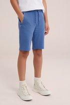 WE Fashion Jongens joggingshort met tapedetail