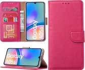 Arara Hoesje geschikt voor Samsung Galaxy A05s hoesje - Bookcase met pasjeshouder - Roze