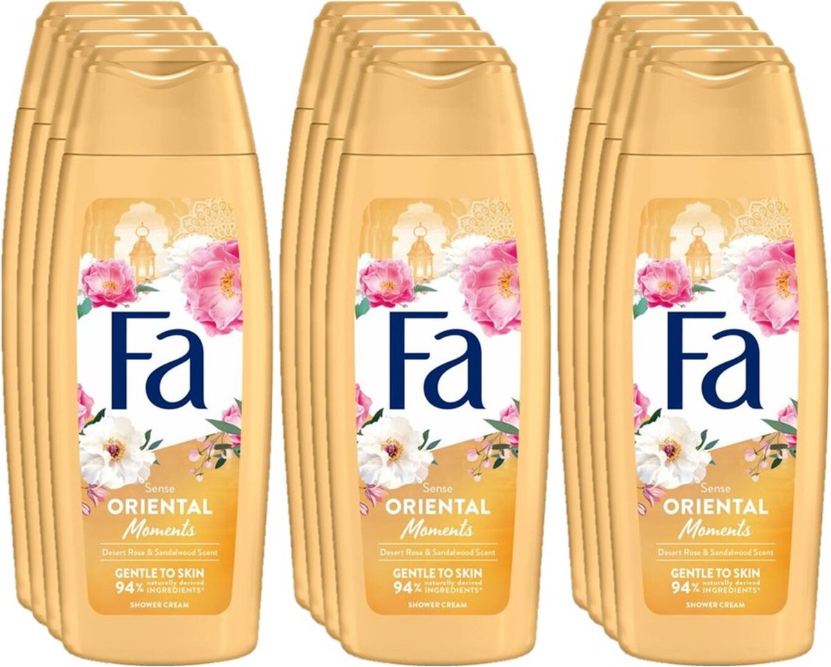 Goedkoopste FA Douchegel - Oriental Moments - Voordeelverpakking 12 x 250 ml