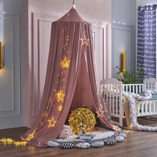 IL BAMBINI - Grote Baby Klamboe voor Babykamer - Babybedje - Bean Paste - Polyester — afbeelding 4